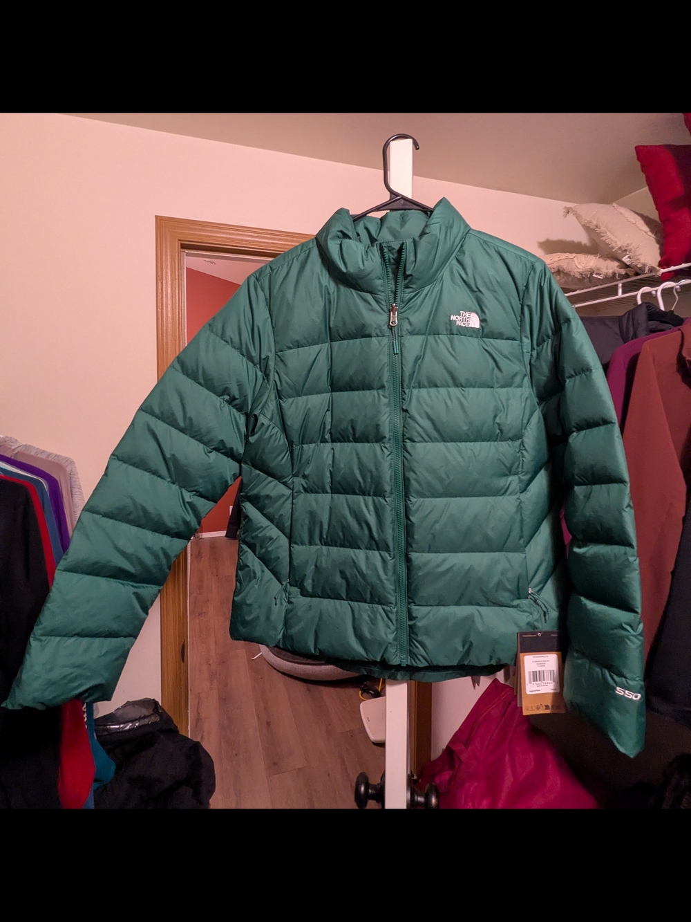 The North Face Jade Green Down Jacket